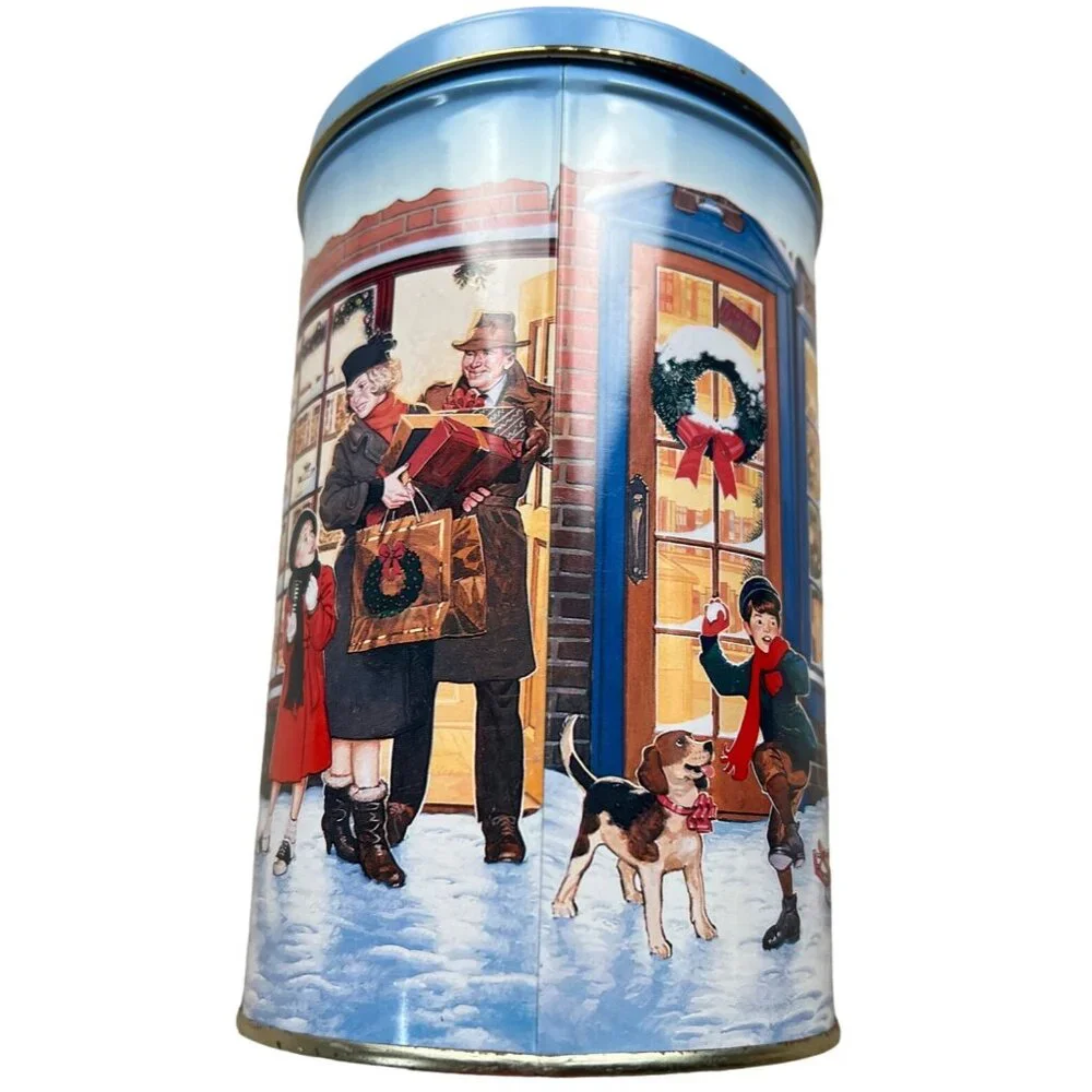 M&M 1991 Season's Greetings Peanut Cholate Candie Collectible Tin